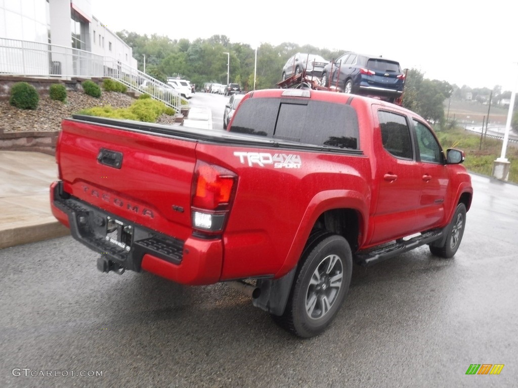 2019 Tacoma TRD Sport Double Cab 4x4 - Barcelona Red Metallic / Black photo #8