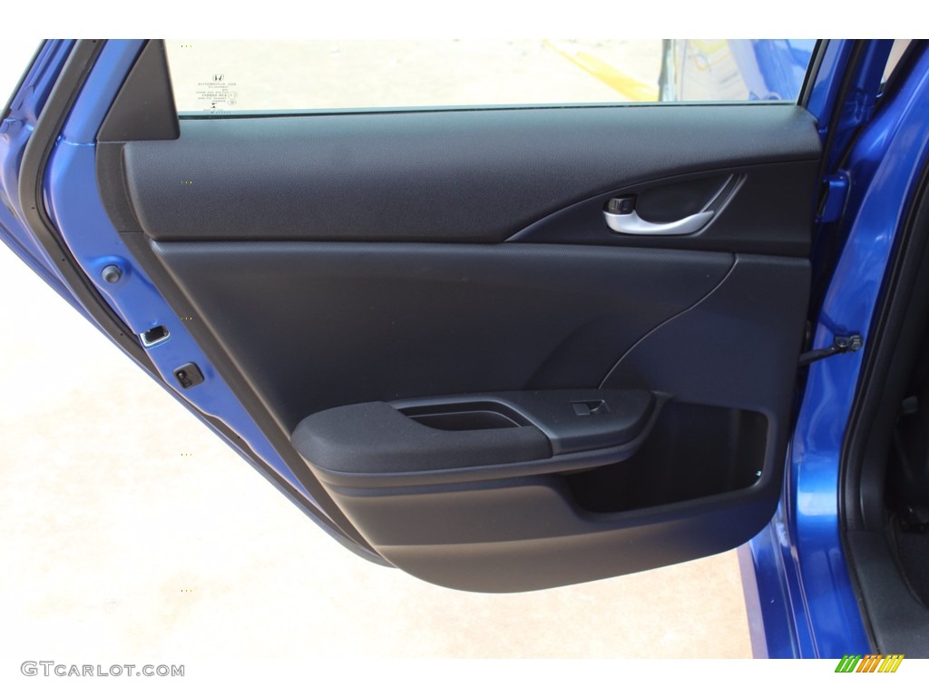 2018 Honda Civic EX Sedan Black Door Panel Photo #139453354