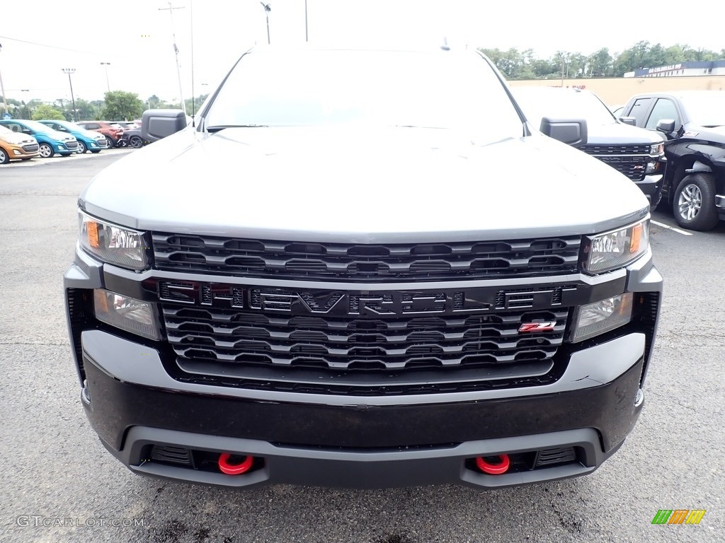 2020 Silverado 1500 Custom Trail Boss Double Cab 4x4 - Satin Steel Metallic / Jet Black photo #9