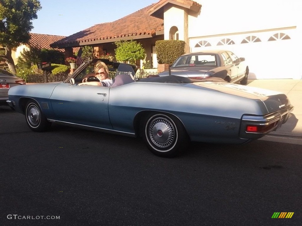 1971 LeMans Sport Convertible - Adriatic Blue / Black photo #1
