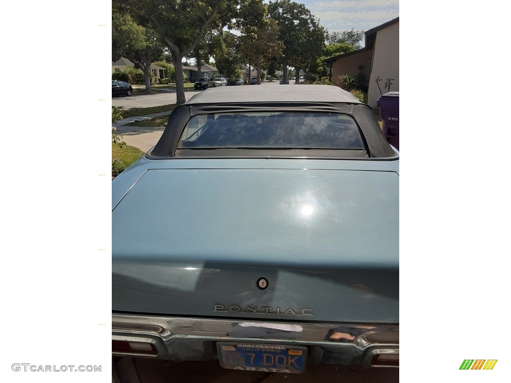 1971 LeMans Sport Convertible - Adriatic Blue / Black photo #2
