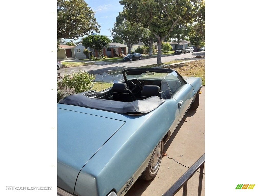 1971 LeMans Sport Convertible - Adriatic Blue / Black photo #3