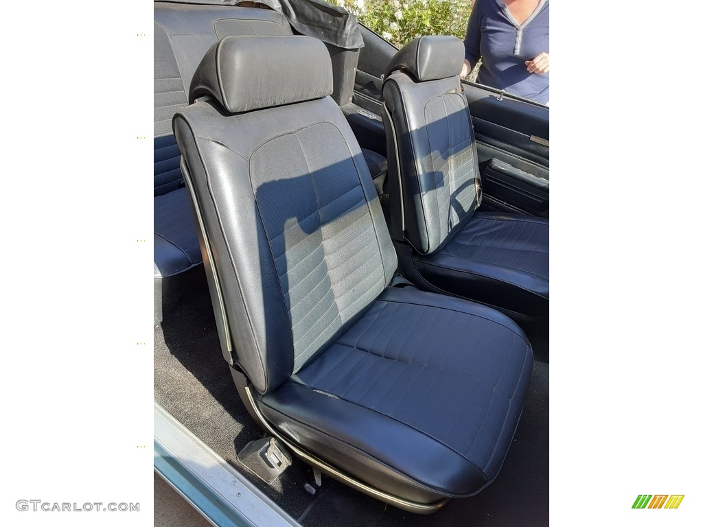 1971 LeMans Sport Convertible - Adriatic Blue / Black photo #8