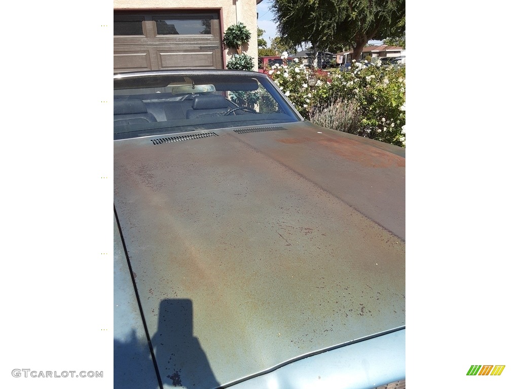 1971 LeMans Sport Convertible - Adriatic Blue / Black photo #13
