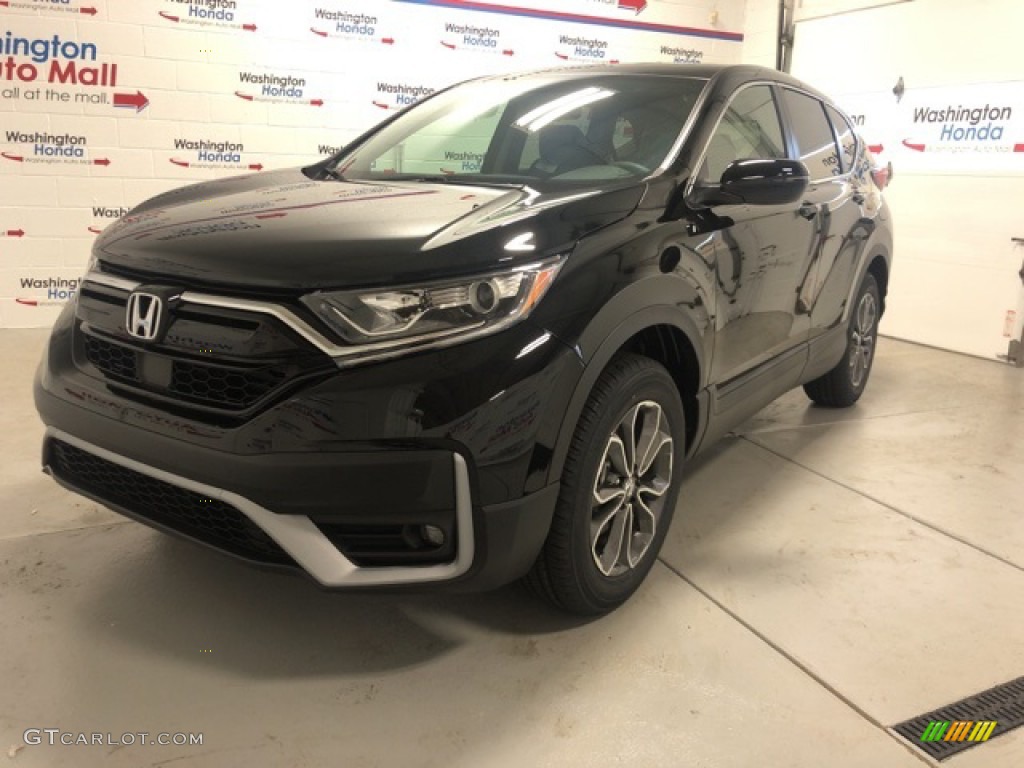 2020 CR-V EX-L AWD - Crystal Black Pearl / Black photo #1