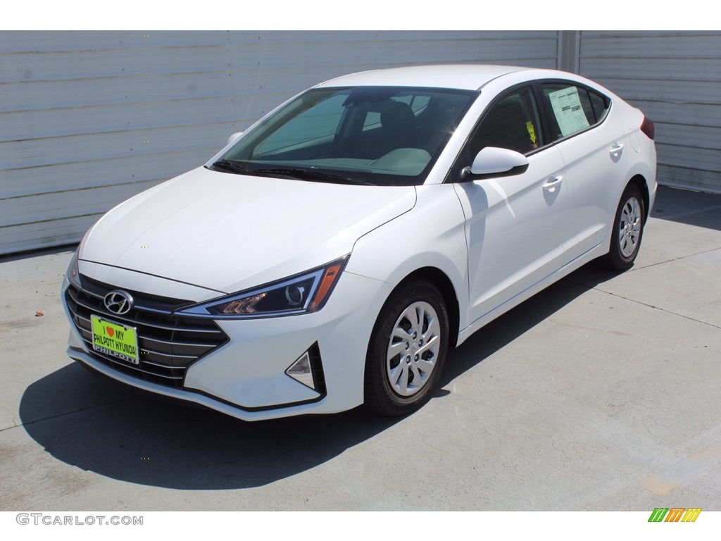 Quartz White Pearl 2020 Hyundai Elantra SE Exterior Photo #139457105
