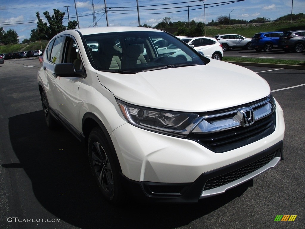 2018 CR-V LX AWD - White Diamond Pearl / Ivory photo #7