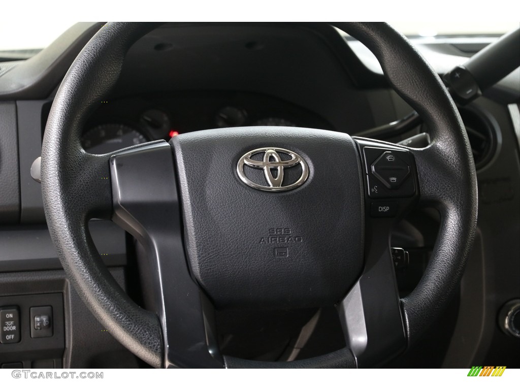 2016 Toyota Tundra SR Double Cab 4x4 Graphite Steering Wheel Photo #139458242