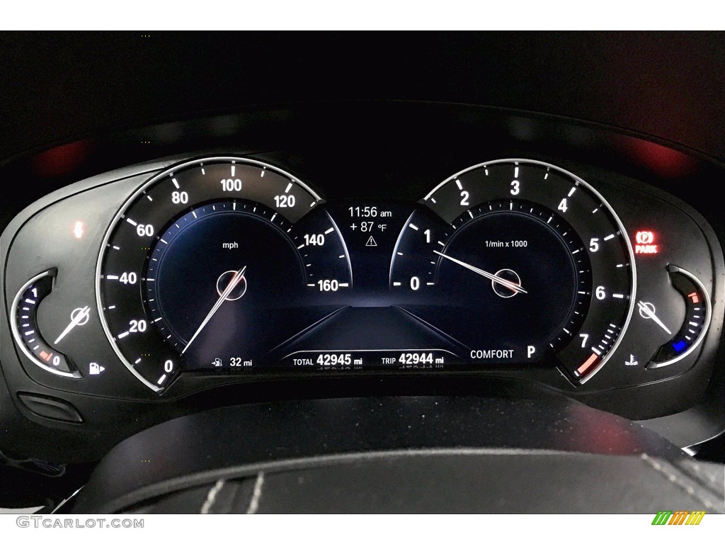 2017 5 Series 540i Sedan - Mediterranean Blue Metallic / Canberra Beige photo #20