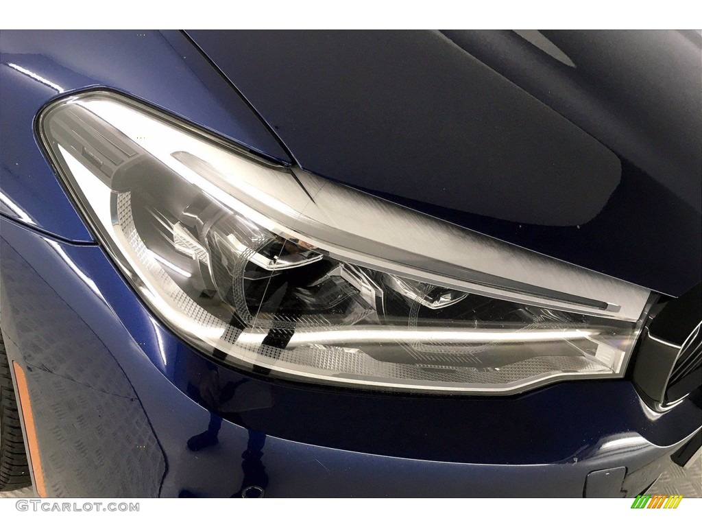 2017 5 Series 540i Sedan - Mediterranean Blue Metallic / Canberra Beige photo #26