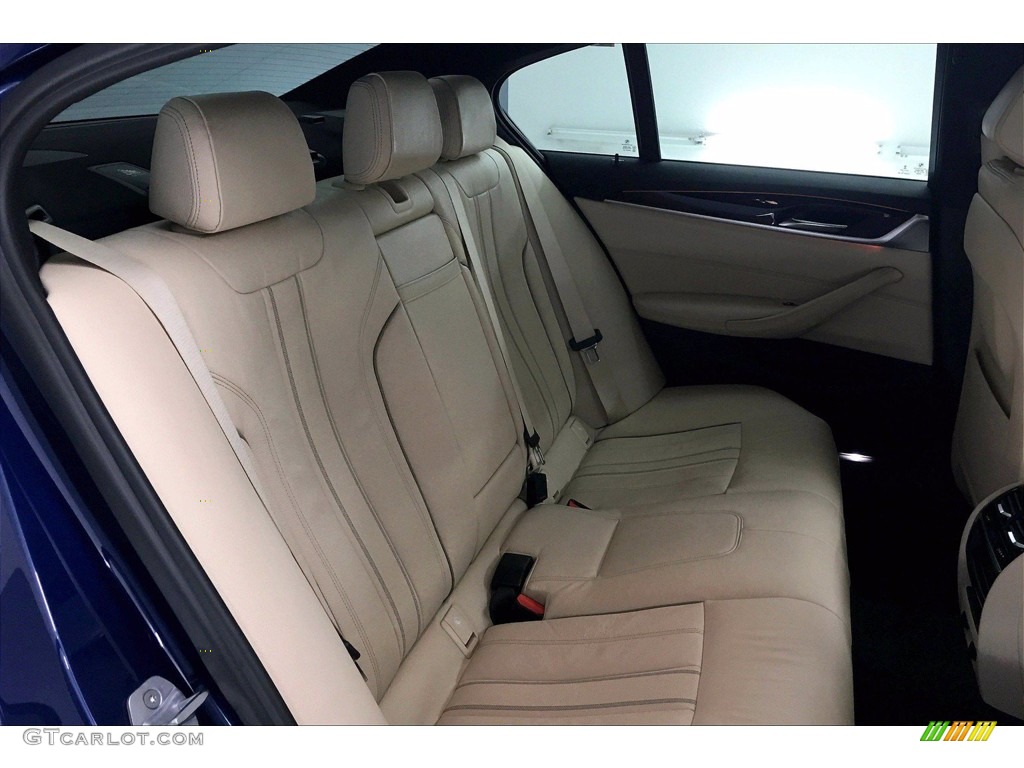 2017 5 Series 540i Sedan - Mediterranean Blue Metallic / Canberra Beige photo #29