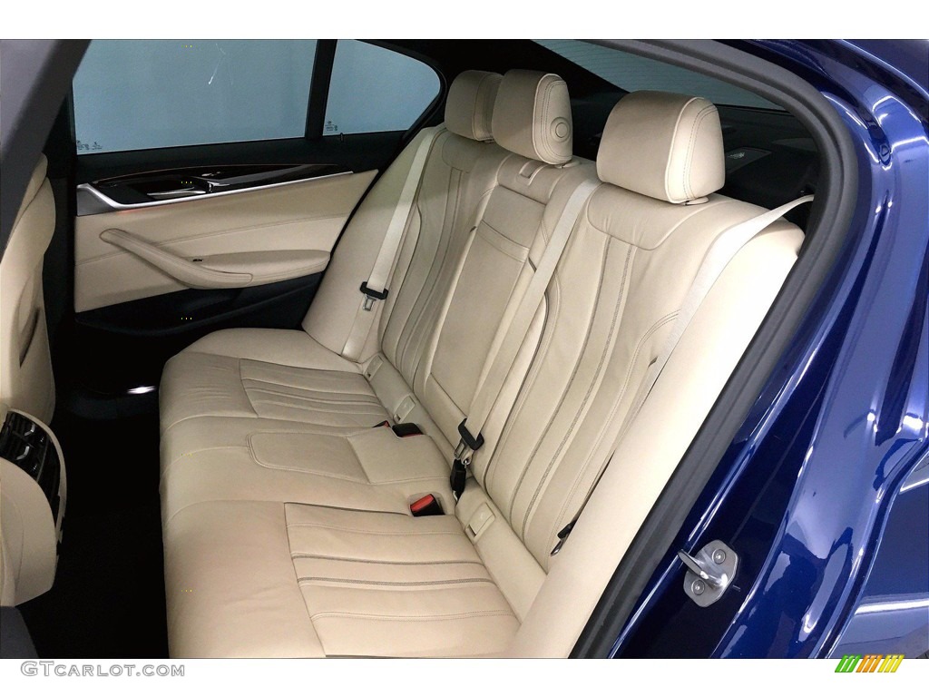 2017 5 Series 540i Sedan - Mediterranean Blue Metallic / Canberra Beige photo #30