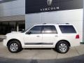 2013 White Platinum Metallic Tri-Coat Lincoln Navigator 4x4  photo #2