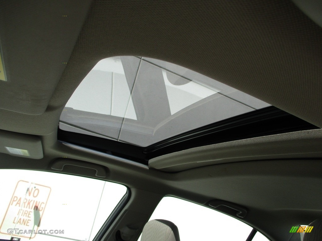 2014 Civic EX Sedan - Urban Titanium Metallic / Beige photo #11
