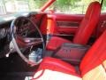1972 Ford Mustang Red Interior Front Seat Photo