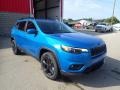 Hydro Blue Pearl - Cherokee Altitude 4x4 Photo No. 8