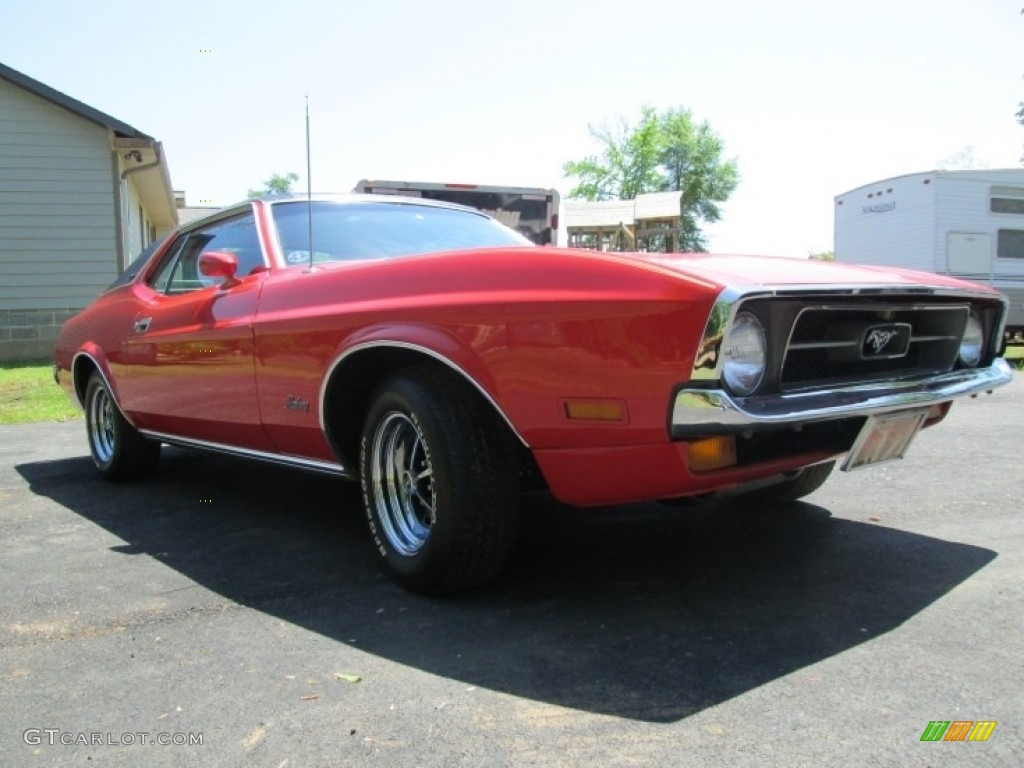 1972 Mustang Grande - Bright Red / Red photo #12