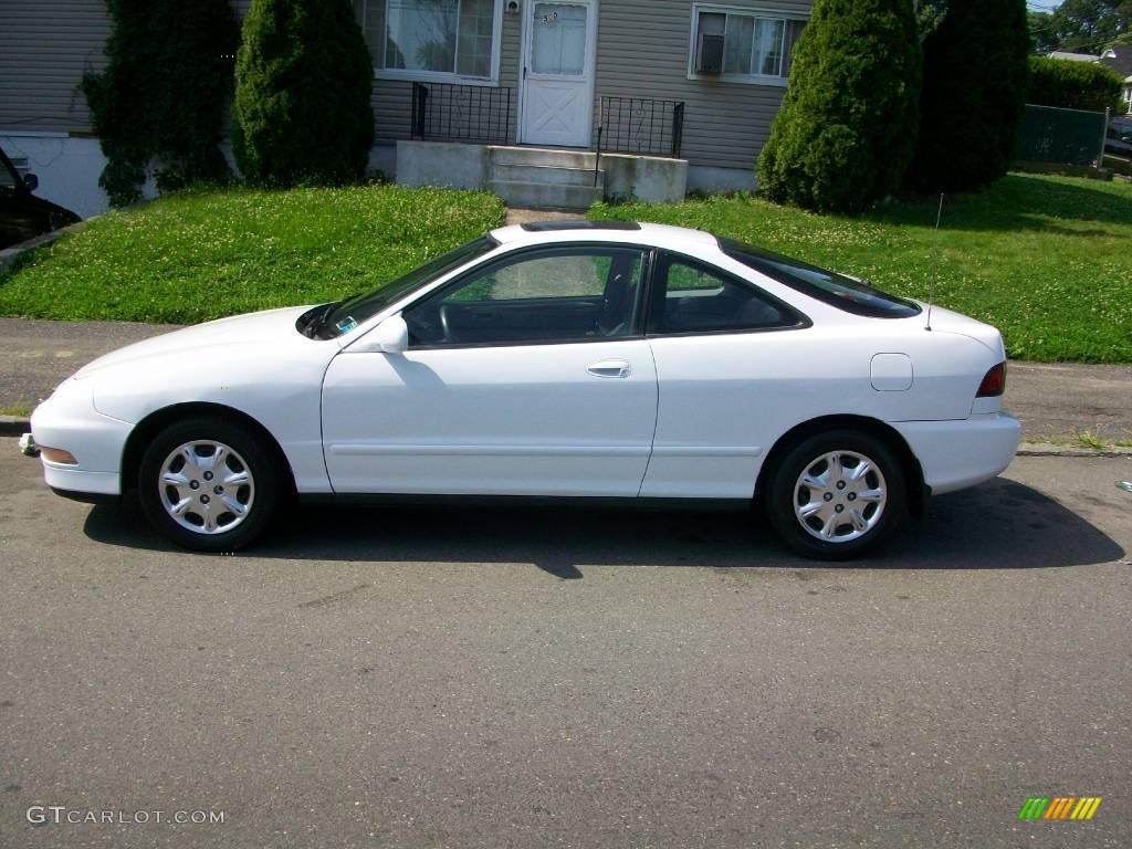 1996 Integra LS Coupe - Frost White / Gray photo #2