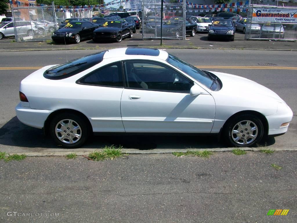 1996 Integra LS Coupe - Frost White / Gray photo #4