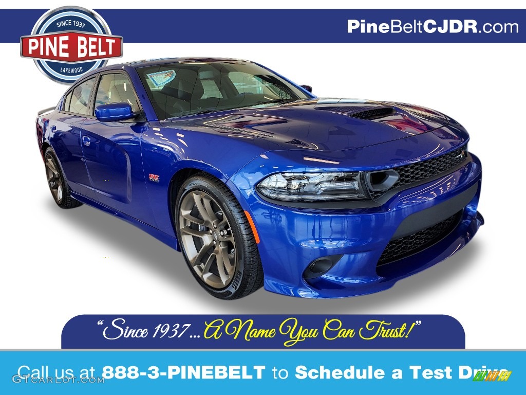 2020 Charger Scat Pack - IndiGo Blue / Black photo #1