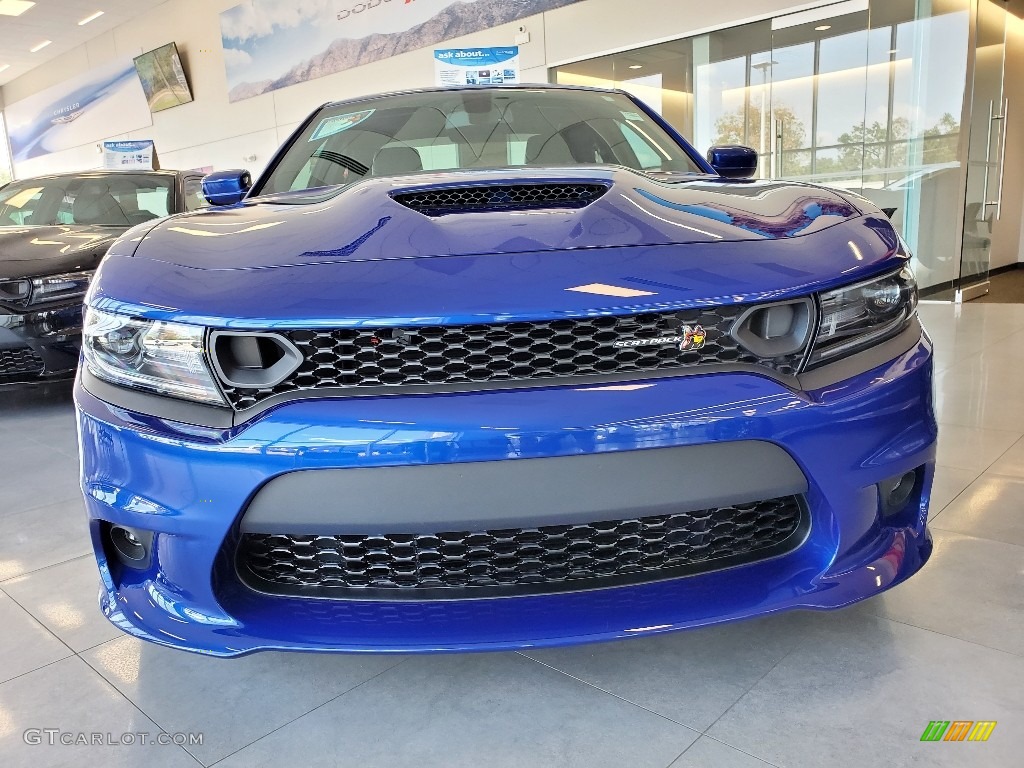 2020 Charger Scat Pack - IndiGo Blue / Black photo #2