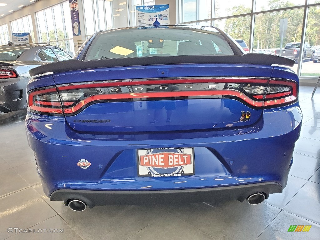 2020 Charger Scat Pack - IndiGo Blue / Black photo #6