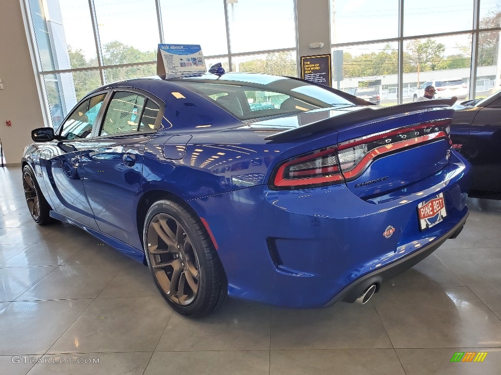 2020 Charger Scat Pack - IndiGo Blue / Black photo #7