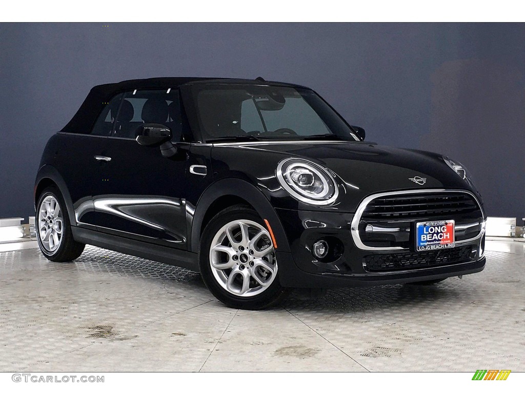 Midnight Black Metallic 2021 Mini Convertible Cooper Exterior Photo #139462217