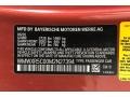 C3X: Coral Red Metallic 2021 Mini Hardtop Cooper S 2 Door Color Code