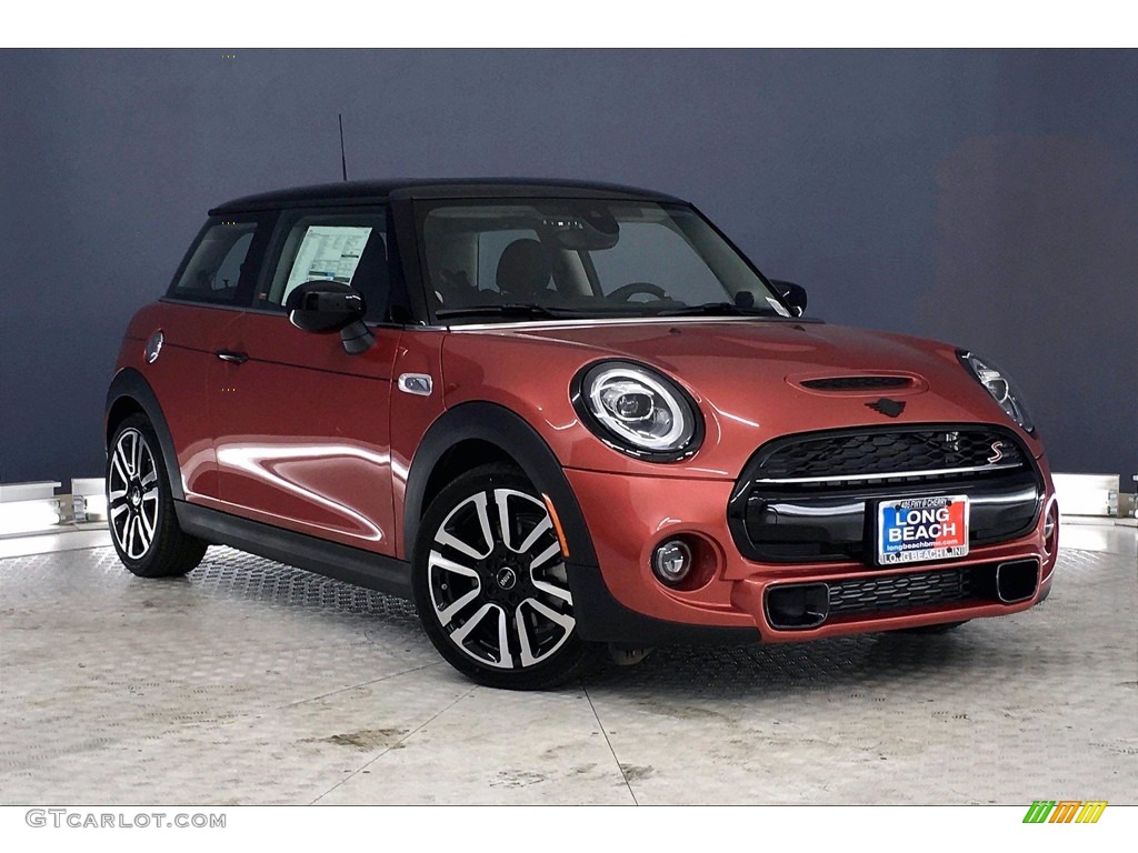 Coral Red Metallic 2021 Mini Hardtop Cooper S 2 Door Exterior Photo #139462655