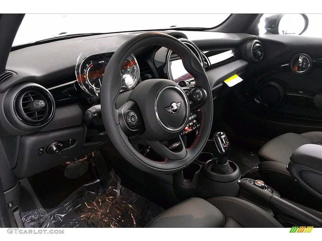 2021 Mini Hardtop Cooper S 2 Door Carbon Black Steering Wheel Photo #139462814