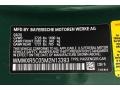 C3B: British Racing Green IV Metallic 2021 Mini Hardtop Cooper S 2 Door Color Code