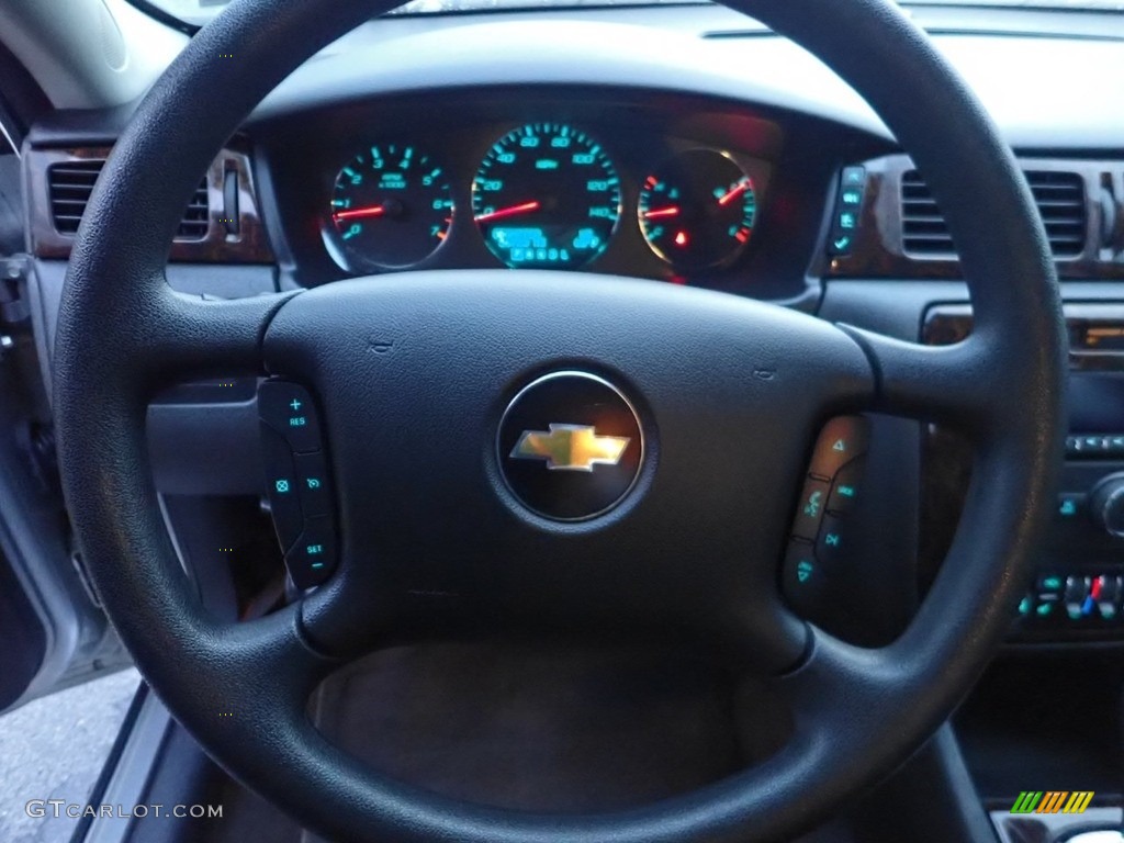 2016 Chevrolet Impala Limited LTZ Jet Black Steering Wheel Photo #139465412
