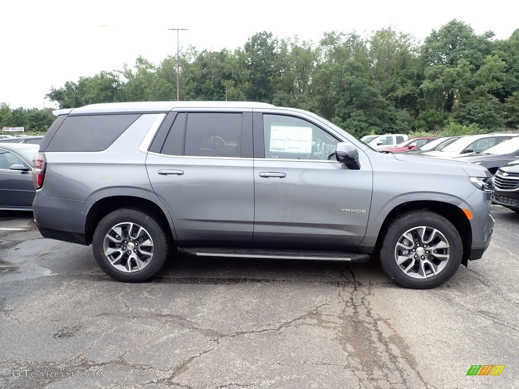 Satin Steel Metallic 2021 Chevrolet Tahoe LT 4WD Exterior Photo #139465577