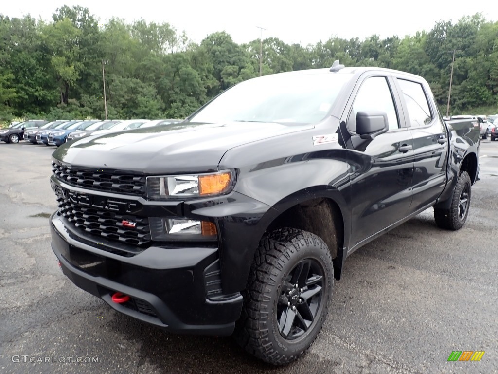 2020 Silverado 1500 Custom Trail Boss Crew Cab 4x4 - Black / Jet Black photo #1