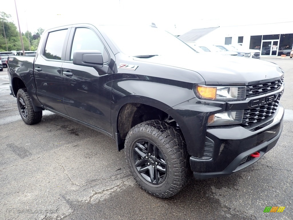 2020 Silverado 1500 Custom Trail Boss Crew Cab 4x4 - Black / Jet Black photo #9