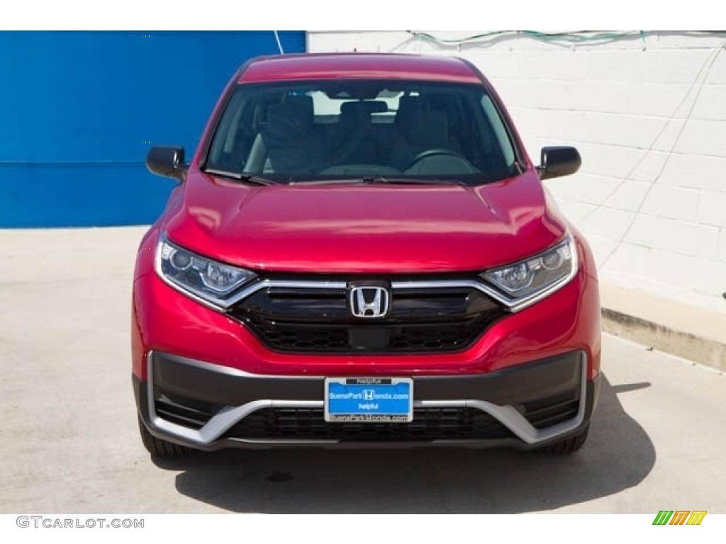 2020 CR-V LX - Radiant Red Metallic / Gray photo #3