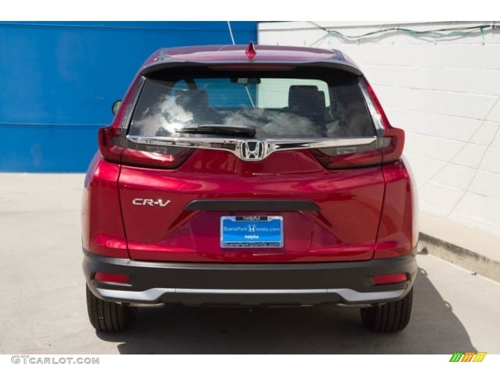 2020 CR-V LX - Radiant Red Metallic / Gray photo #7