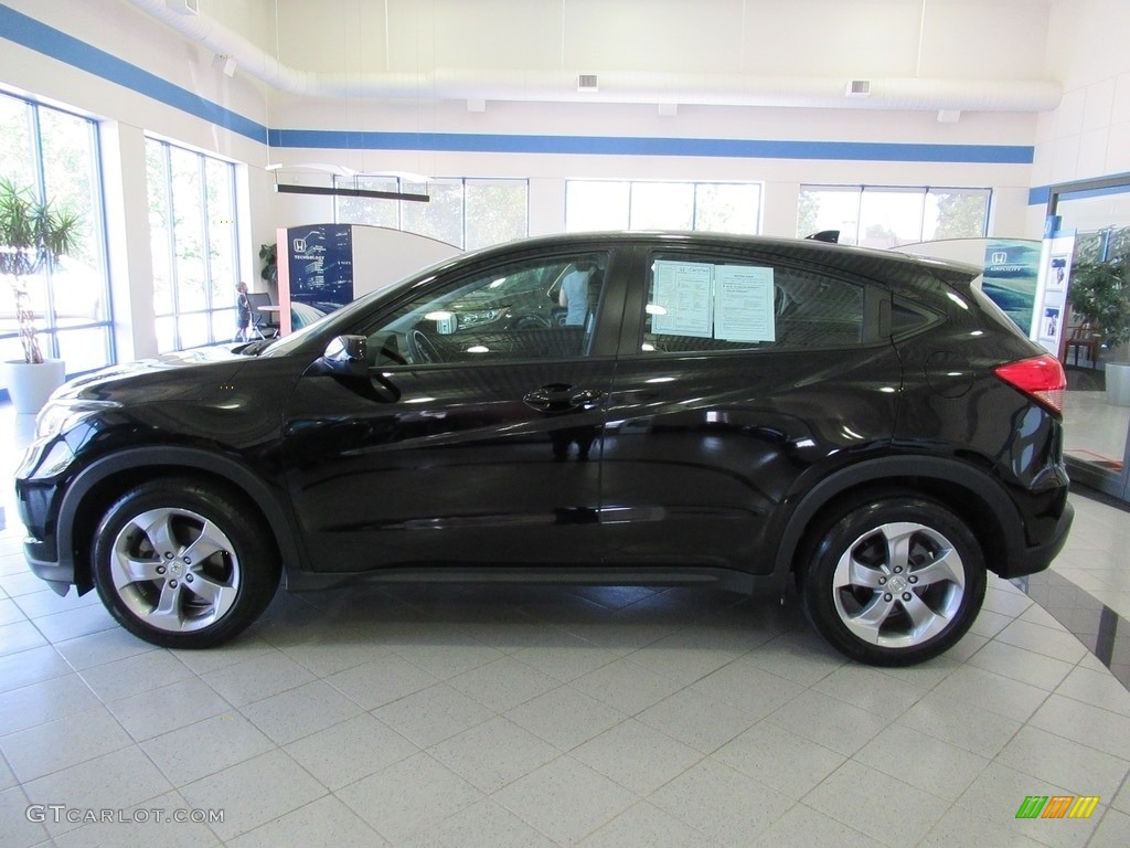 Crystal Black Pearl 2018 Honda HR-V LX Exterior Photo #139468546