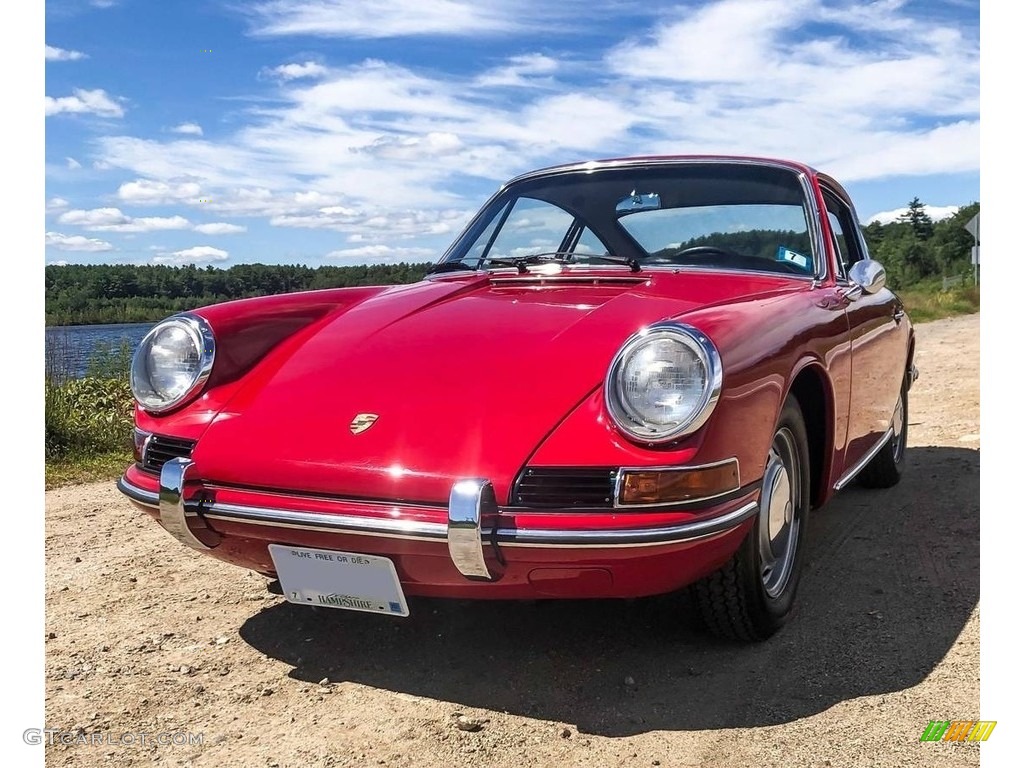 Polo Red 1966 Porsche 912 Karmann Coupe Exterior Photo #139468597