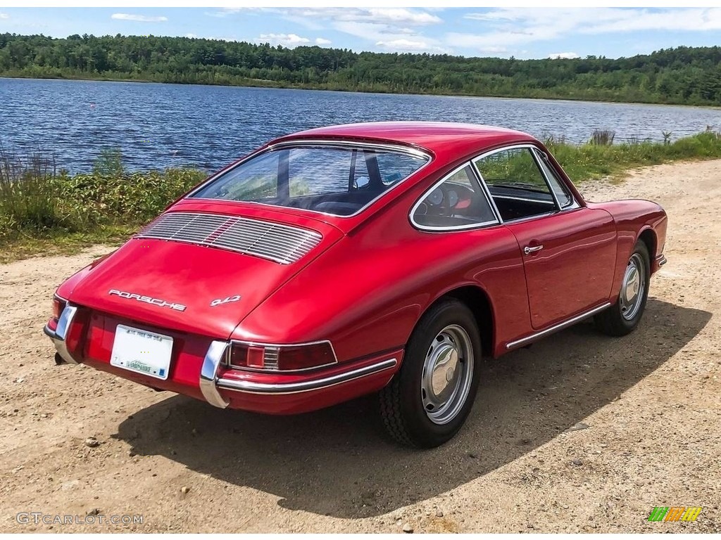 Polo Red 1966 Porsche 912 Karmann Coupe Exterior Photo #139468684