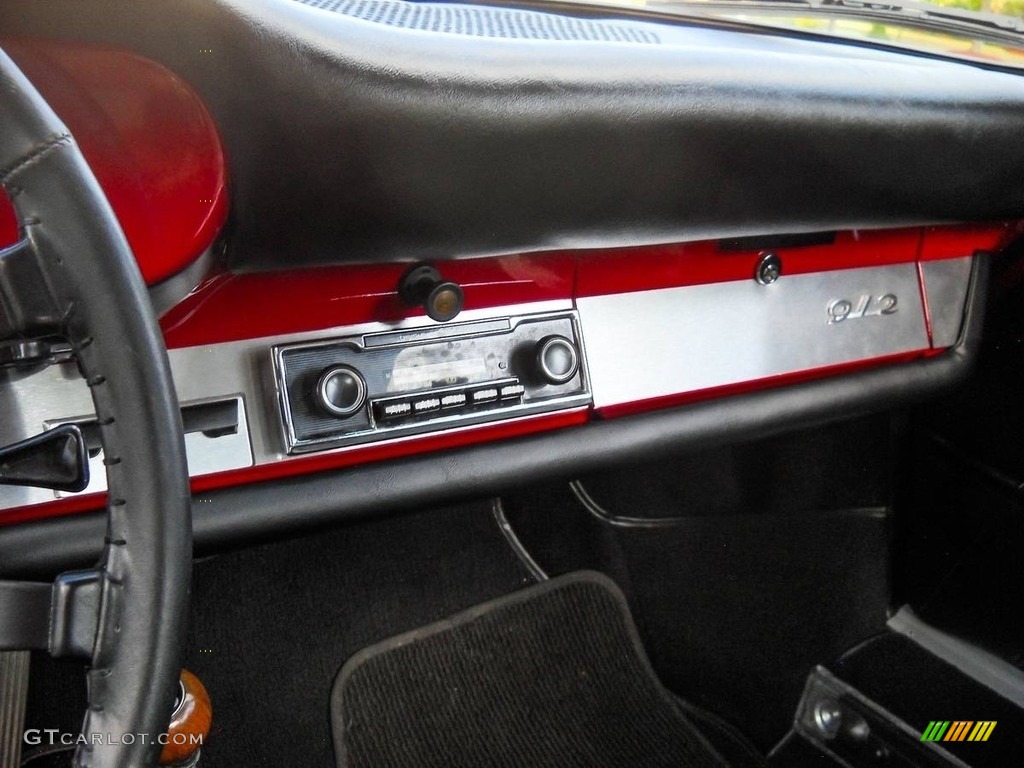 1966 Porsche 912 Karmann Coupe Black Dashboard Photo #139468765