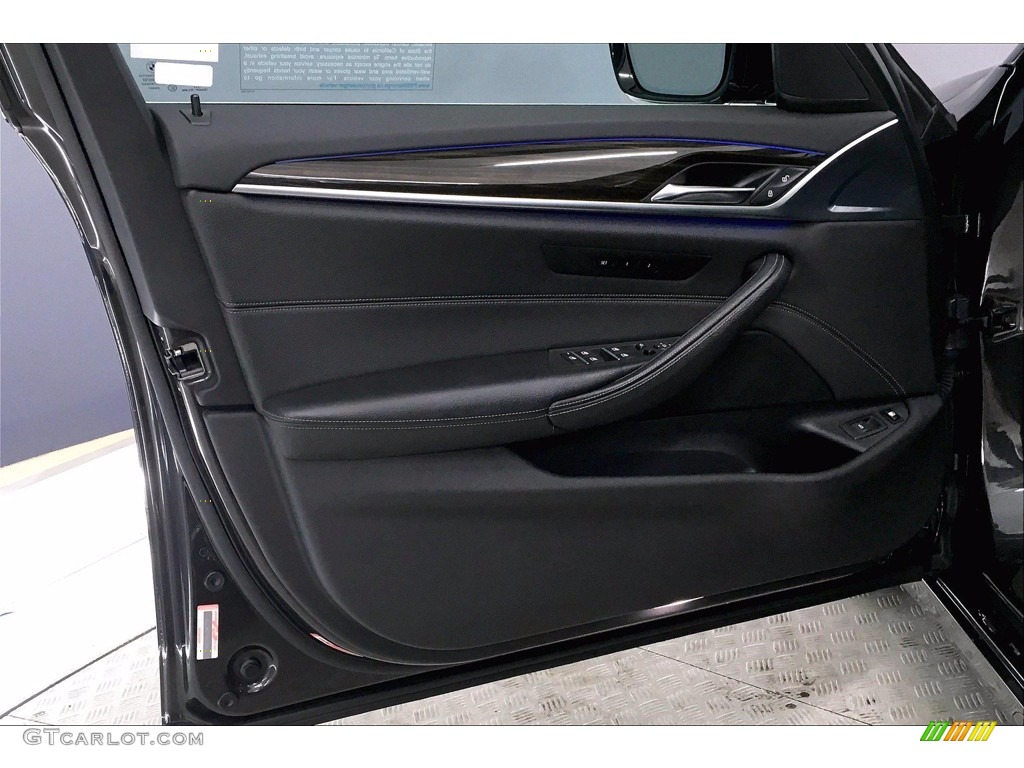 2018 5 Series 530e iPerfomance Sedan - Dark Graphite Metallic / Black photo #23