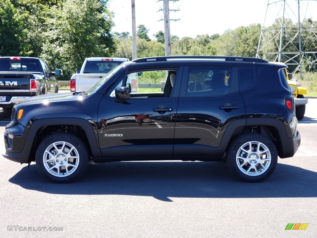 2020 Renegade Latitude 4x4 - Black / Ski Gray/Black photo #3