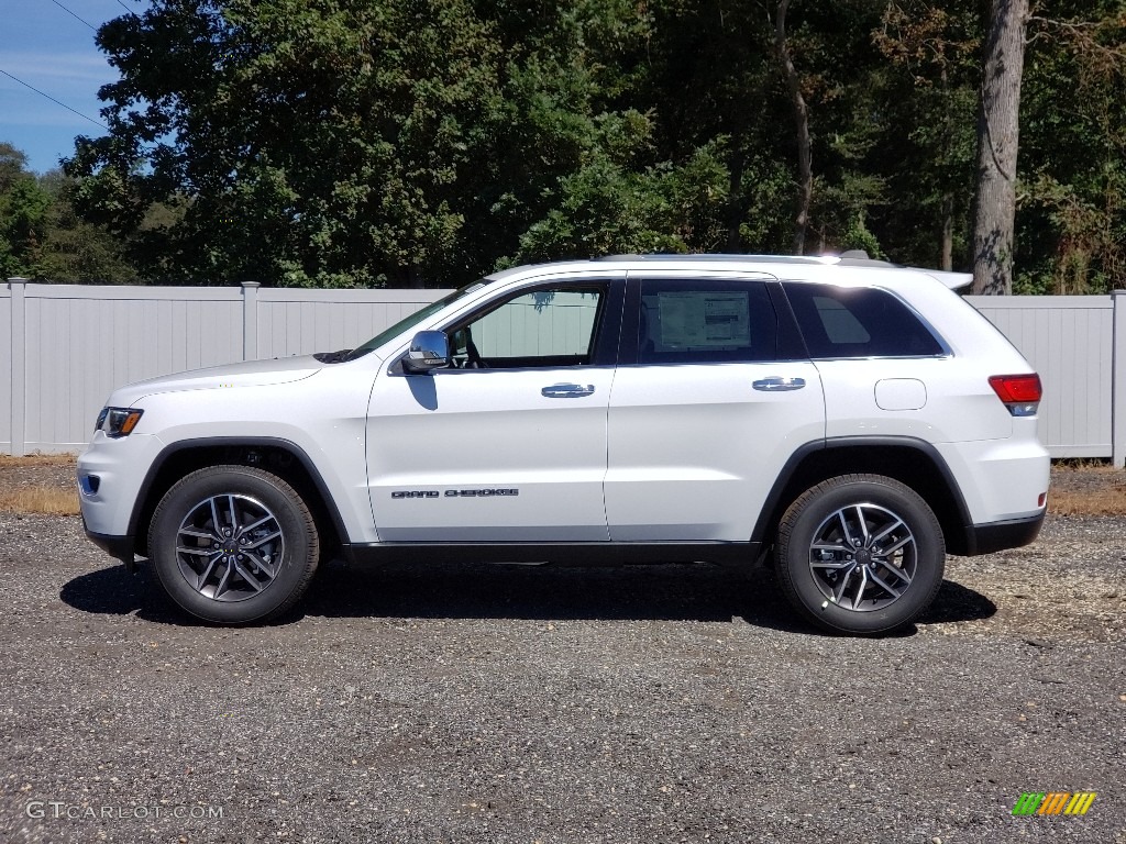 2020 Grand Cherokee Limited 4x4 - Bright White / Light Frost Beige/Black photo #4