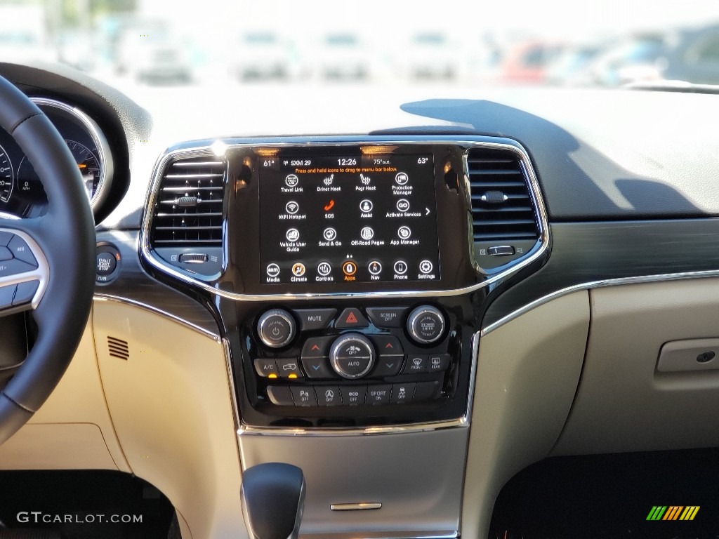 2020 Grand Cherokee Limited 4x4 - Bright White / Light Frost Beige/Black photo #10