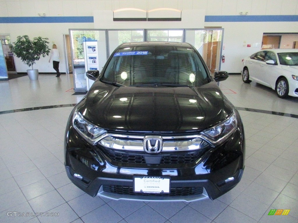 2018 CR-V EX-L AWD - Crystal Black Pearl / Black photo #2
