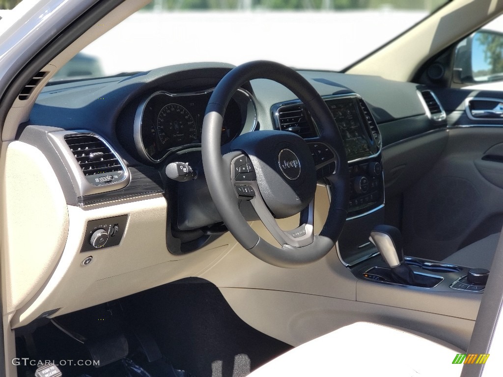 2020 Grand Cherokee Limited 4x4 - Bright White / Light Frost Beige/Black photo #12