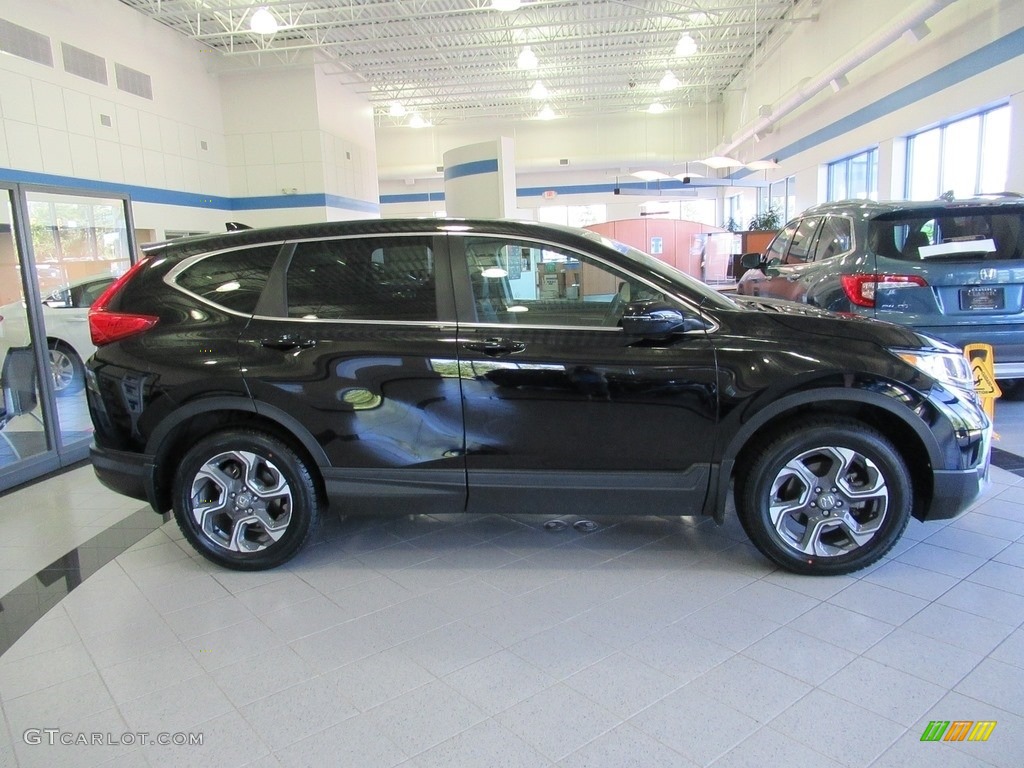 2018 CR-V EX-L AWD - Crystal Black Pearl / Black photo #4