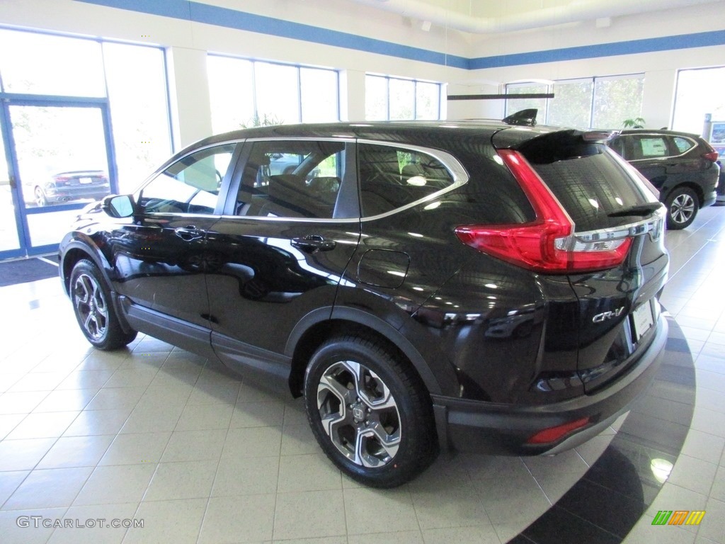 2018 CR-V EX-L AWD - Crystal Black Pearl / Black photo #7
